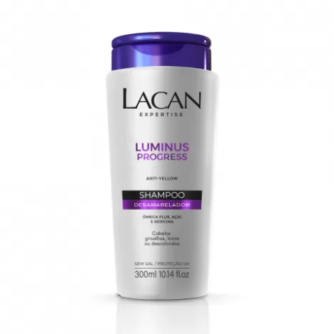 Shampoo Lacan Luminus Progress 300ml hidratante matizador