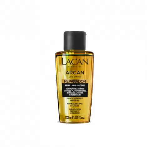 Lacan Argan Reparador de Pontas 30ml brilho intenso nutritivo