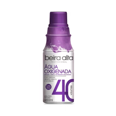Água Oxigenada Creme 40 Volumes 450ml intensa profissional