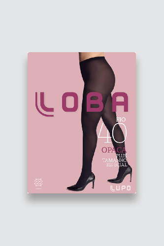 Lupo Meia Fina News Plus Fio 40 XG pó de arroz resistente confortável