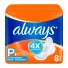 Always Absorvente Super Proteção 8 unidades cobertura seca fluxo moderado